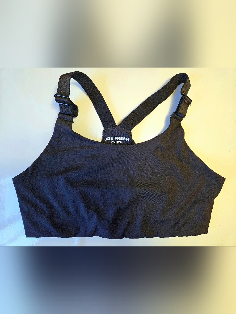 Joe Fresh Black Active Bralet One-Piece